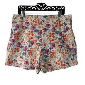 Ann Taylor Women's Floral High Rise Shorts Size 12